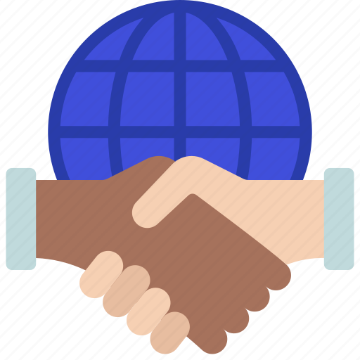 Global, agreement, handshake, world, grid icon - Download on Iconfinder