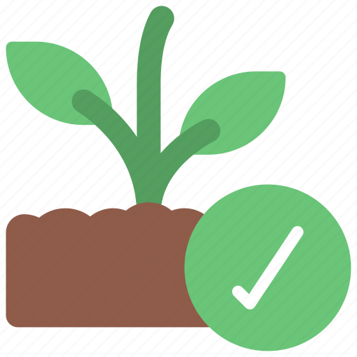 Good, soil, tick, plant, leaves icon - Download on Iconfinder