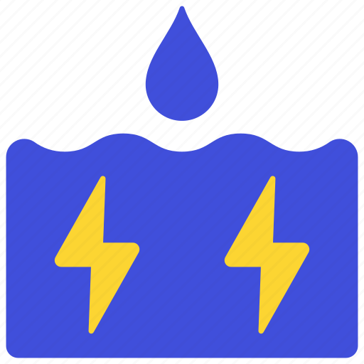 Hydro, power, energy, electricity, water icon - Download on Iconfinder