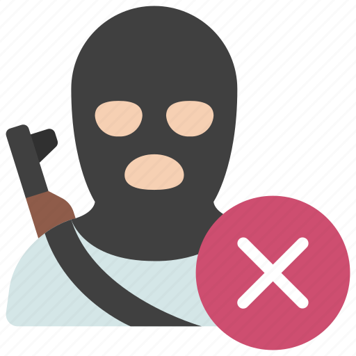 No, terrorism, terrorist, person, evil icon - Download on Iconfinder