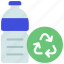 recyclable, plastic, water, bottle 
