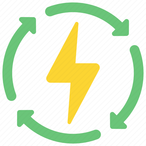 Renewable, energy, power, electricity, renew icon - Download on Iconfinder