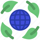 sustainable, world, cycle, earth, leaves, globe