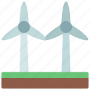 wind, farm, windmill, turbine, energy