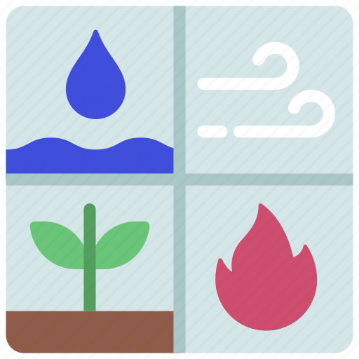 World, elements, elemental, water, fire, air icon - Download on Iconfinder