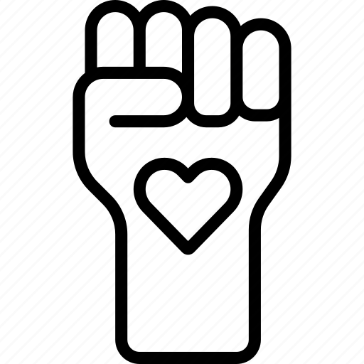 Fight, racism, racist, love, hand icon - Download on Iconfinder