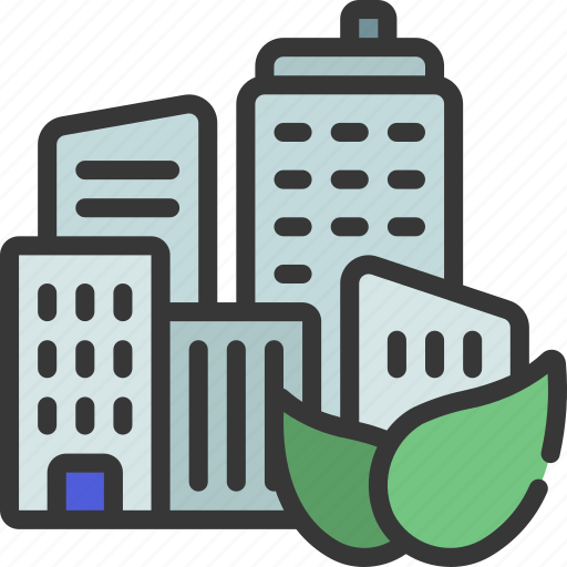 Eco, friendly, city, landscape, buildings icon - Download on Iconfinder