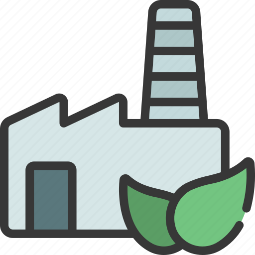 Eco, friendly, factory, business, company, leaves icon - Download on Iconfinder