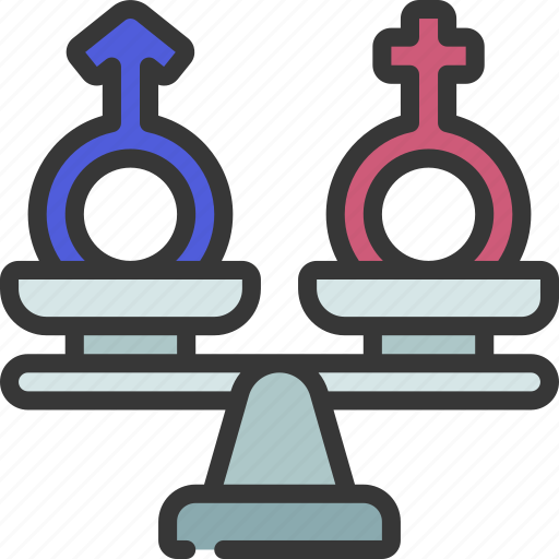 Gender, equality, balance, equal, genders, balanced icon - Download on Iconfinder