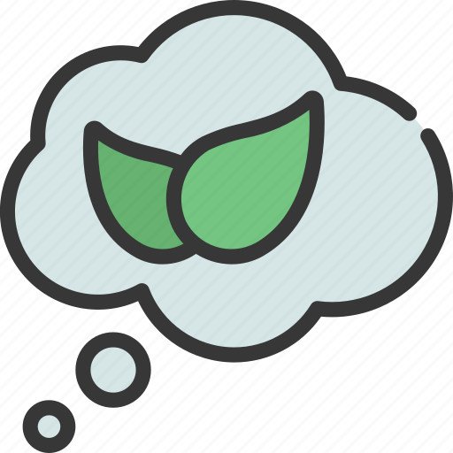 Think, green, thoughts, bubble, thinking icon - Download on Iconfinder