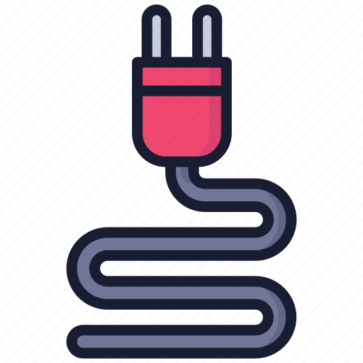 Cable, connector, electricity, plug icon - Download on Iconfinder