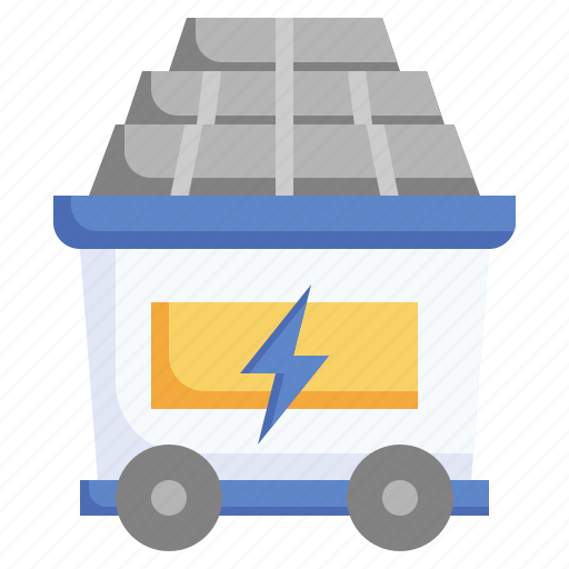 Coal, construction, and, tools, combustible, mining, mine icon - Download on Iconfinder