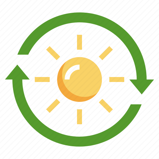Solar, energy, sustainability, recycle, green, ecology icon - Download on Iconfinder