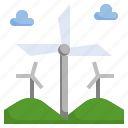 windmill, ecologic, ecological, landscape, technology
