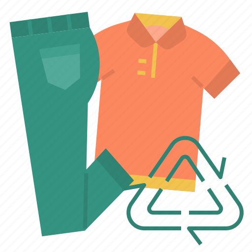 Reuse, used, reuse clothes, used clothing, sustainable fashion, secondhand clothing, textile recycling icon - Download on Iconfinder