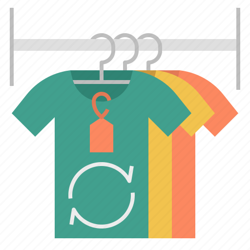 Reuse, used, second hand clothes, used clothing, sustainable fashion, second hand clothing, textile recycling icon - Download on Iconfinder