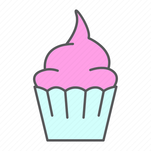 Food, dessert, pastry, sweet, cupcake, muffin, cake icon - Download on Iconfinder
