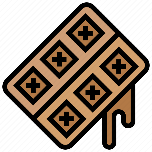 Bar, chocolate, cocoa, gourmet, milked icon - Download on Iconfinder