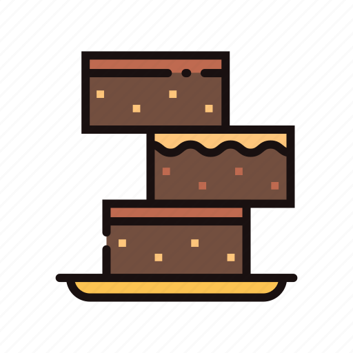 Bakery, brownie, brownies, chocolate, dessert, homemade, sweet icon - Download on Iconfinder