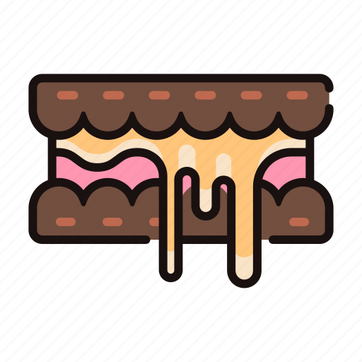 Biscuit, cookie, dessert, ice-cream, sweet, icecream icon - Download on Iconfinder