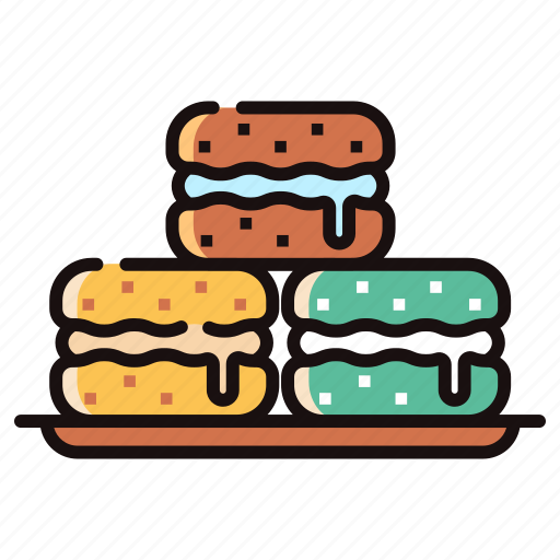 Bakery, biscuit, dessert, macaron, macaroon, sweet icon - Download on Iconfinder