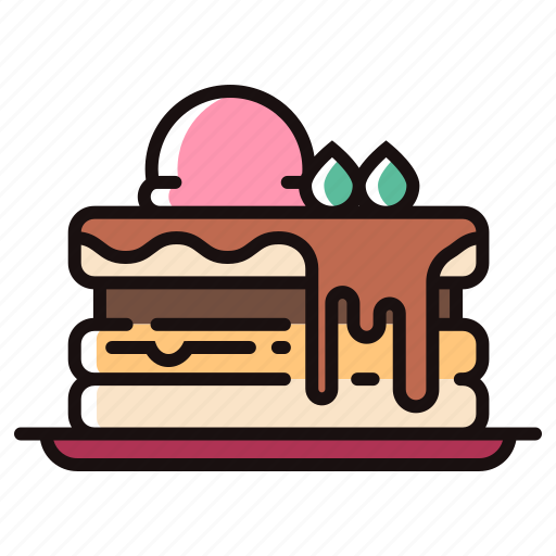 Baked, bakery, dessert, homemade, pancake, sweet icon - Download on Iconfinder