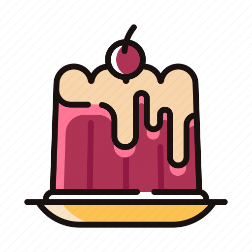 Dessert, homemade, jelly, pudding, sweet, tasty icon - Download on Iconfinder