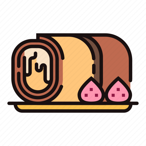 Baked, bakery, cake, dessert, roll, sweet icon - Download on Iconfinder