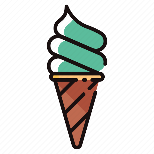 Dessert, icecream, softserve, softserve ice-cream, sweet, tasty icon - Download on Iconfinder