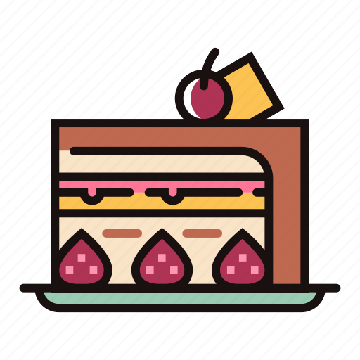 Bakery, cake, dessert, fruit, strawberry, sweet, cheese icon - Download on Iconfinder