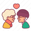 elderly, happiness, love, old, people, romantic, valentine