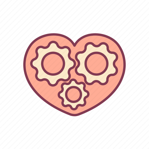 Empathy, family, gear, love, machine, tools, valentine icon - Download on Iconfinder