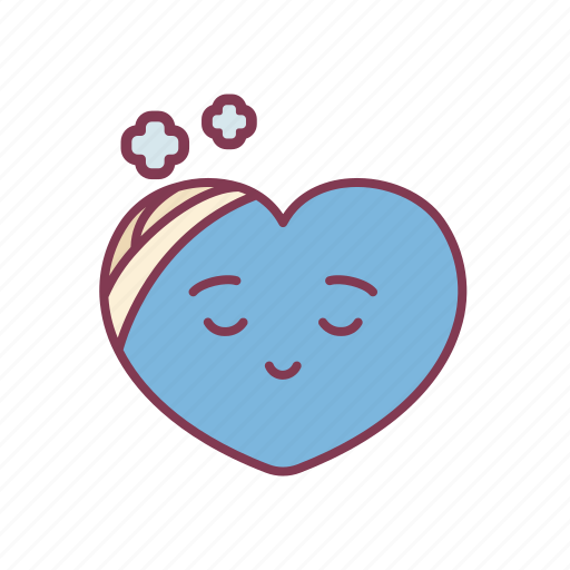 Care, emoji, empathy, healing, heart, mental, restore icon - Download on Iconfinder
