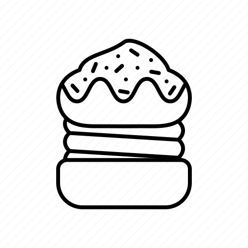 Bakery, cream, cream puff, dessert icon - Download on Iconfinder