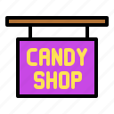 candy, shop, sign, store, sweets