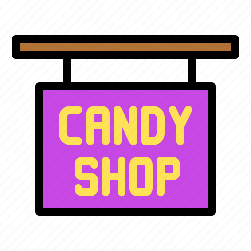 Candy, shop, sign, store, sweets icon - Download on Iconfinder