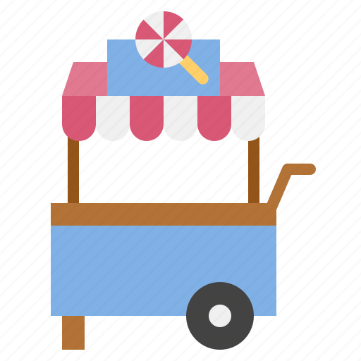Candy, cart, confectionery, dessert, lollipop, sweets icon - Download on Iconfinder