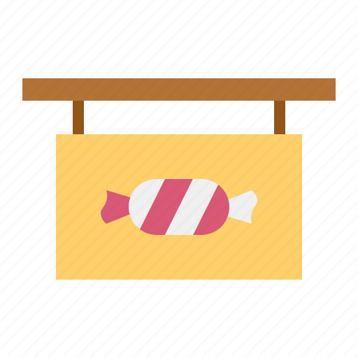 Candy, dessert, shop, sign, store, sweets icon - Download on Iconfinder