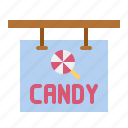 candy, confectionery, dessert, shop, sign, store, sweets