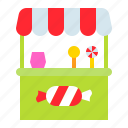 candy, confectionery, lollipop, shop, stall, sweets