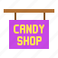 candy, shop, sign, store, sweets 