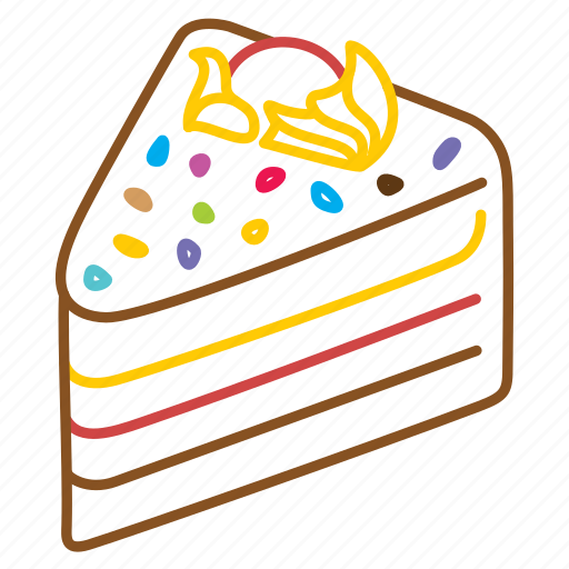 Cake, choco cake, sweet, birthday, celebration, dessert, party icon - Download on Iconfinder