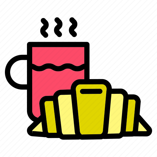 Croissant, breakfast, coffee icon - Download on Iconfinder