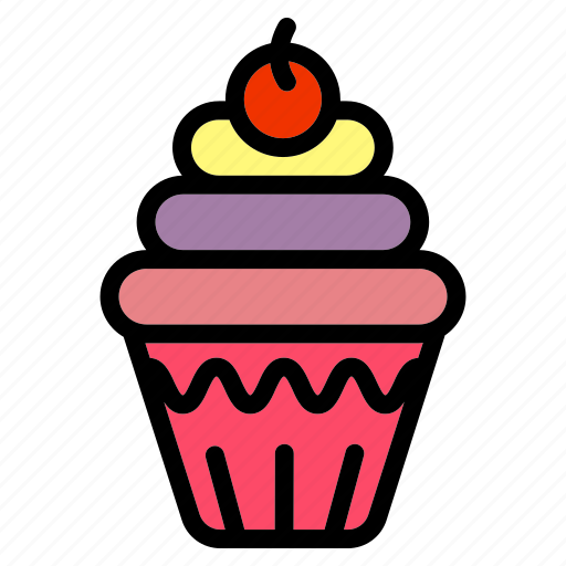 Cup, cake, dessert, sweet, food icon - Download on Iconfinder
