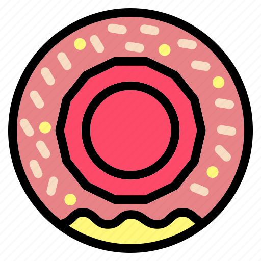 Donut, bakery, dessert, doughnut, food, sweet icon - Download on Iconfinder