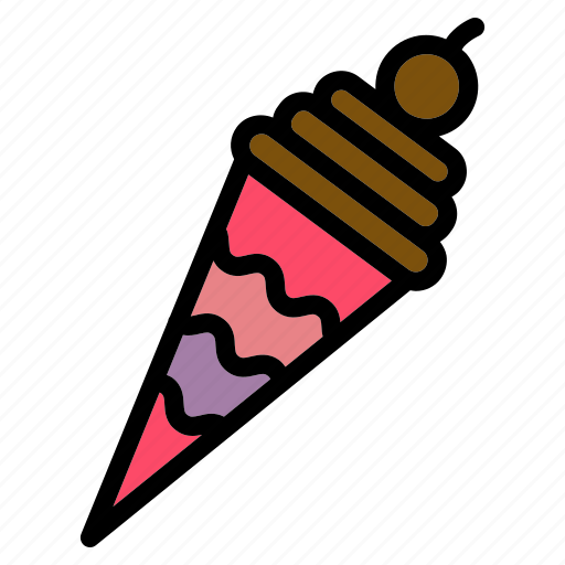 Ice, cream, cone, icecream icon - Download on Iconfinder
