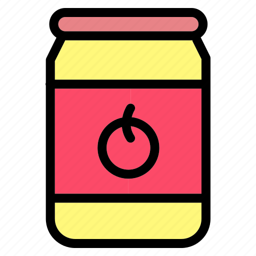 Jam, cherry, food, jar icon - Download on Iconfinder