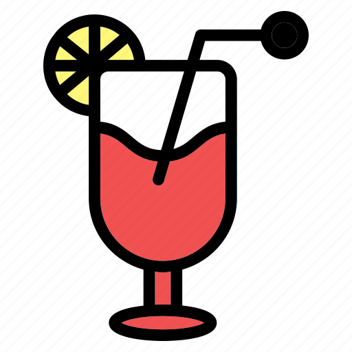 Juice, drink, glass, ice, lemon icon - Download on Iconfinder