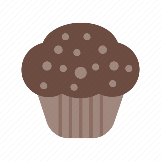 Cake, choclate, cupcake, dessert, sweet, tasty, vanilla icon - Download on Iconfinder