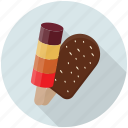choc bar, ice lolly, ice popsicles, popsicle sticks, popsicles